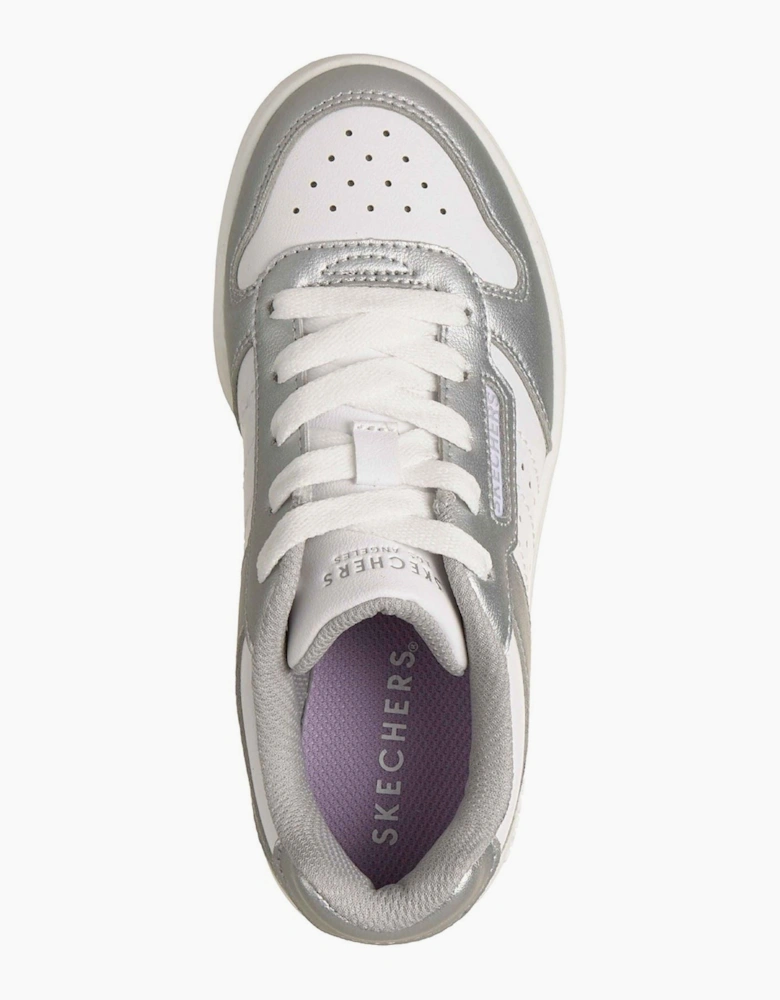Skechers Quick Street Polyurethane Silver/White Trainers