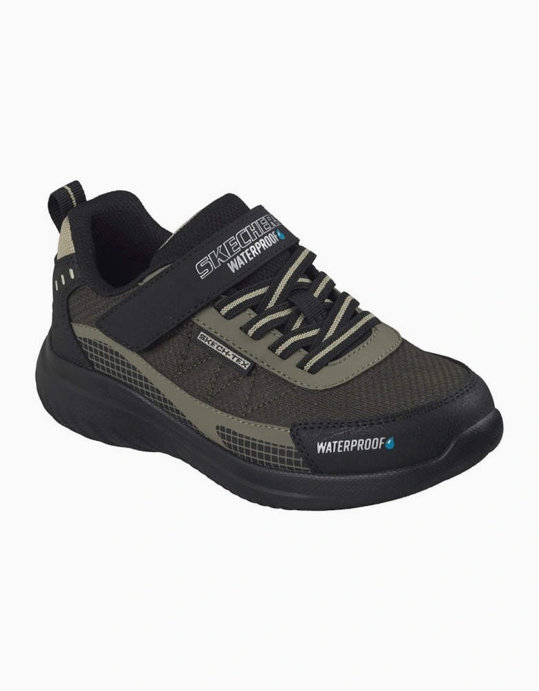 Skechers Bounder 2.0 Aqua Pace Boy's Black/Olive Trainers