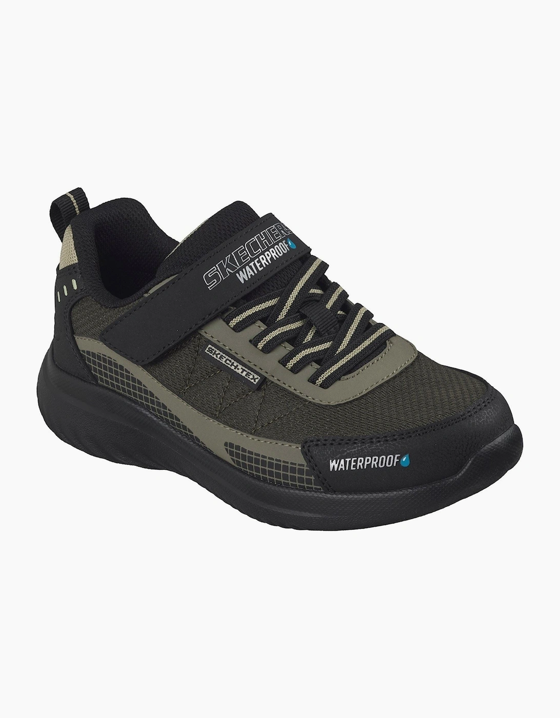 Skechers Boy's Skechers Bounder 2.0 Aqua Pace Boy's Black/Olive Trainers