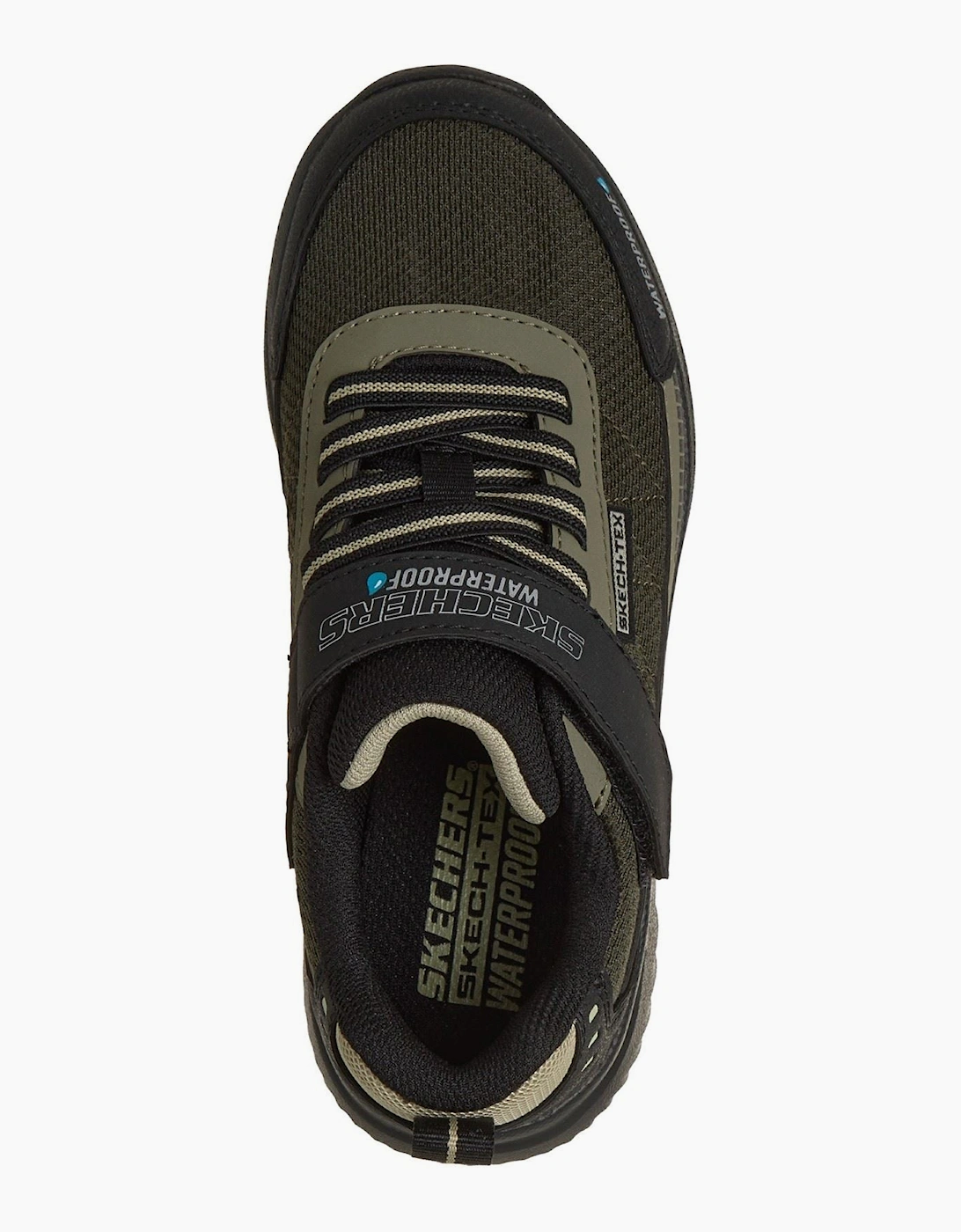 Skechers Bounder 2.0 Aqua Pace Boy's Black/Olive Trainers