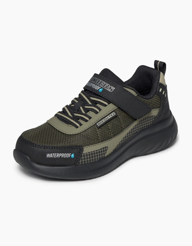 Skechers Bounder 2.0 Aqua Pace Boy's Black/Olive Trainers