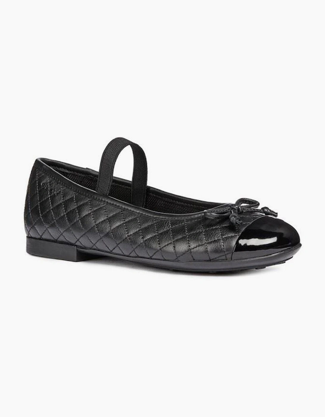 Geox Plie' Junior Leather Black Shoes