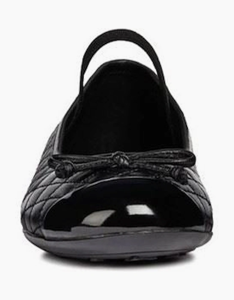 Geox Plie' Junior Leather Black Shoes