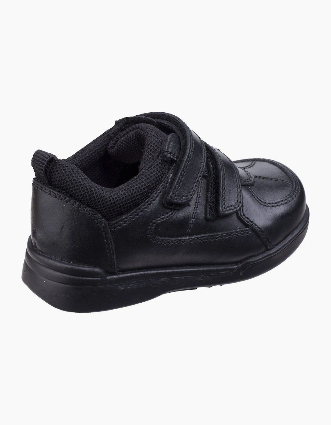 Hush Puppies Liam Infant Leather Black Shoes