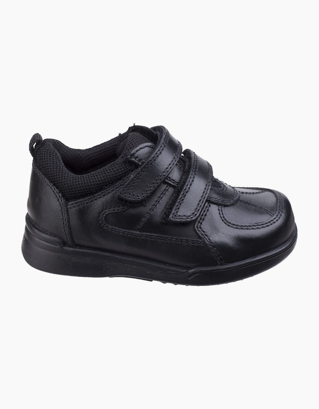 Hush Puppies Liam Infant Leather Black Shoes