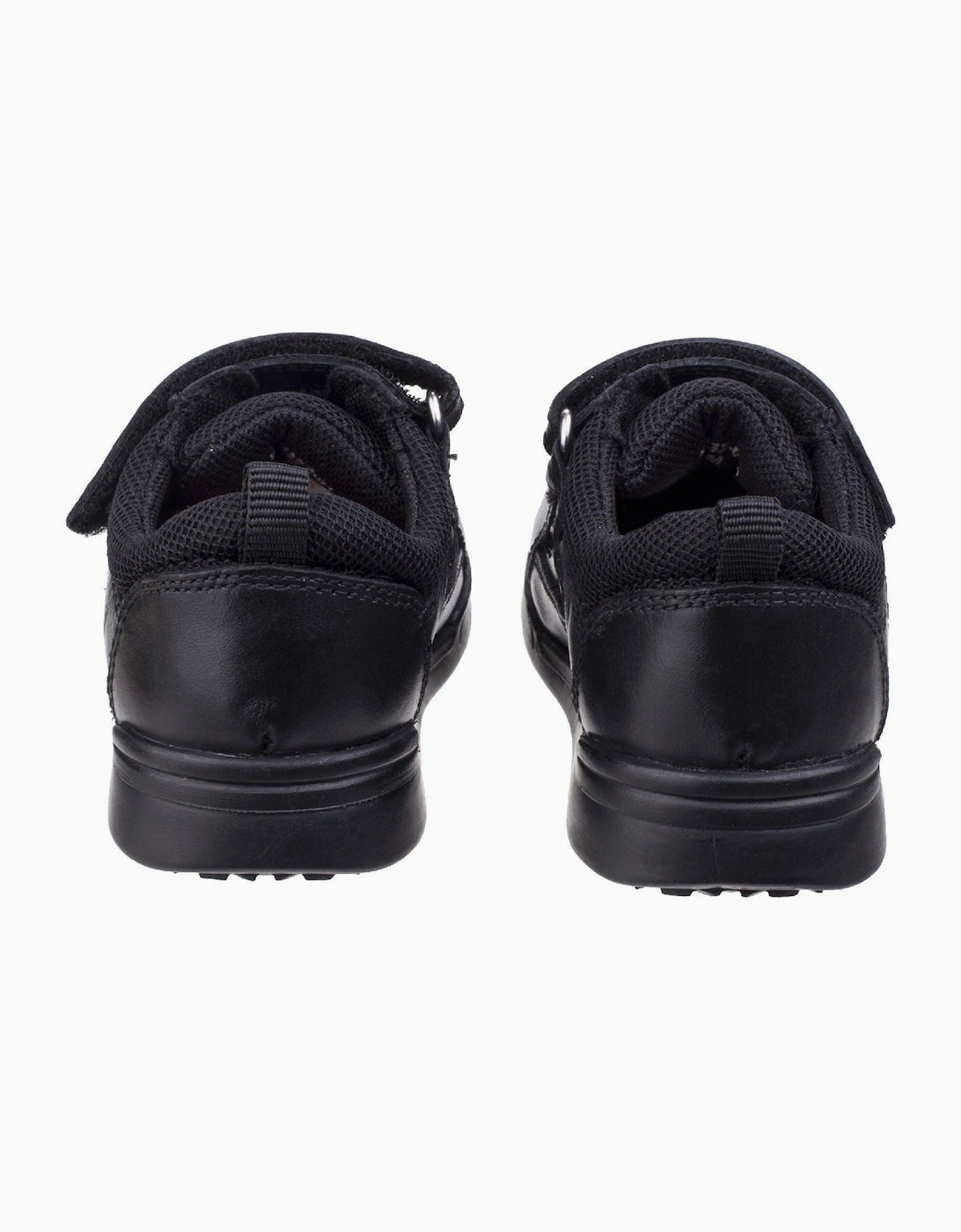 Hush Puppies Liam Infant Leather Black Shoes