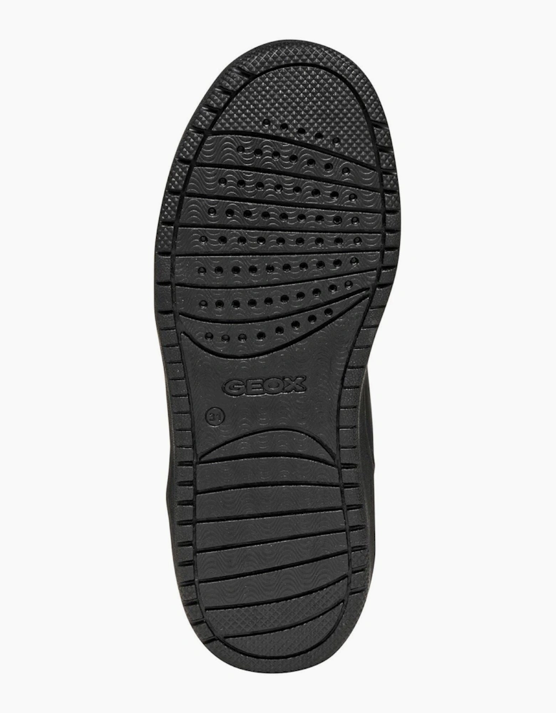 Geox J Washiba Fast In Black Trainers