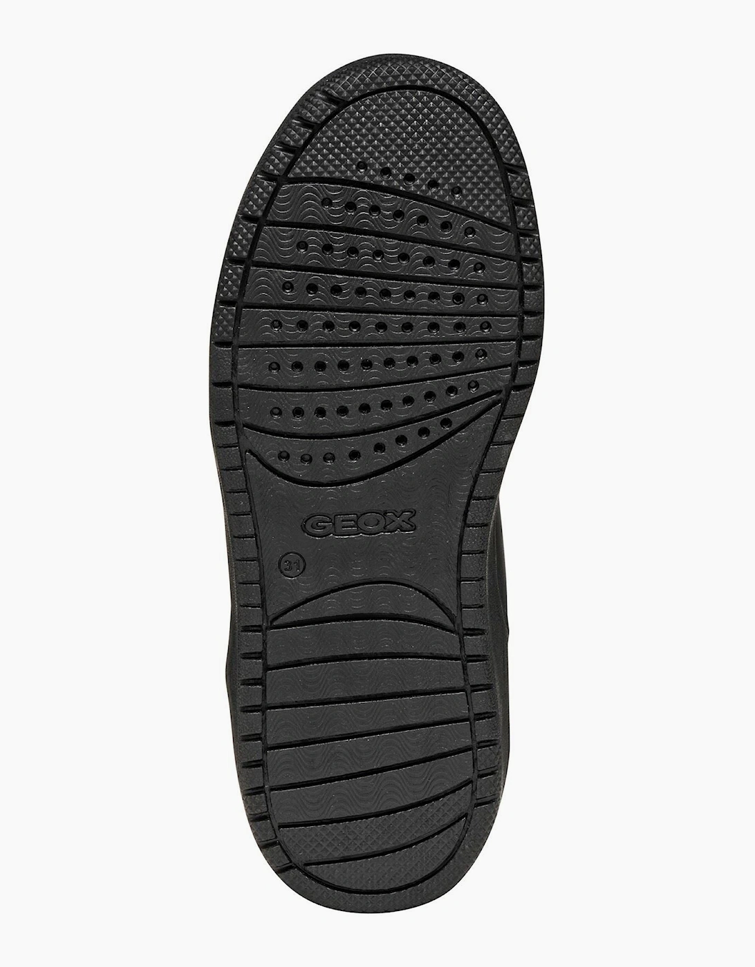 Geox J Washiba Fast In Black Trainers