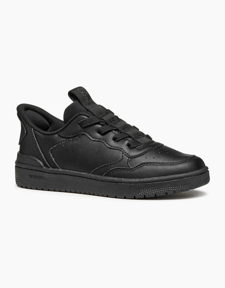 Geox J Washiba Fast In Black Trainers