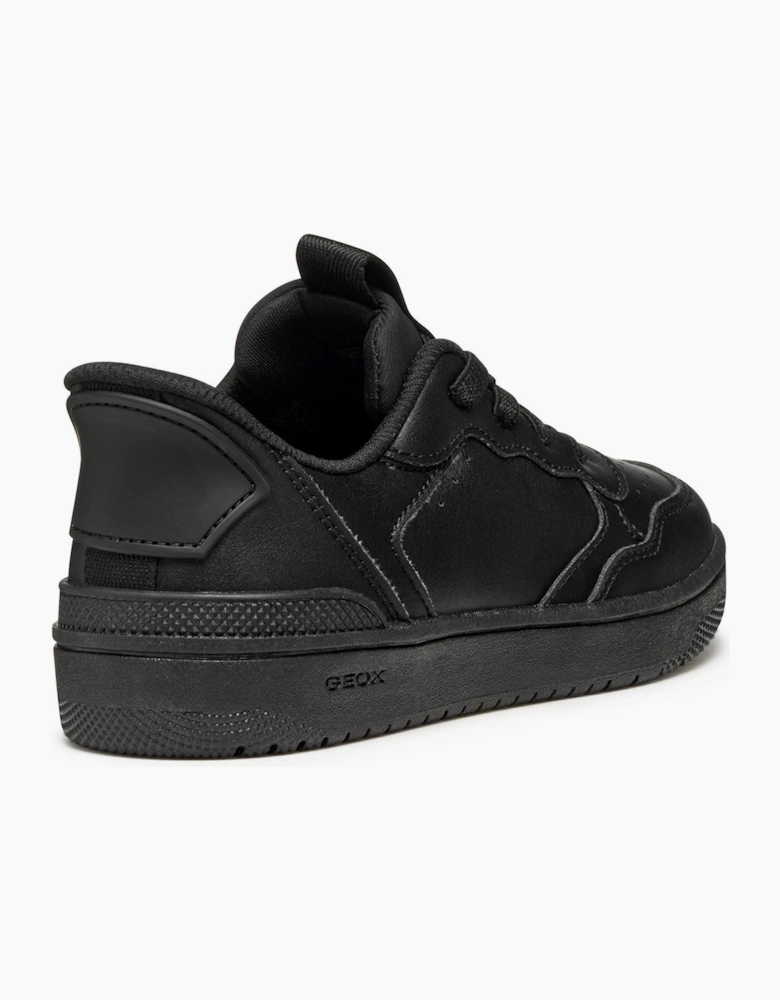 Geox J Washiba Fast In Black Trainers