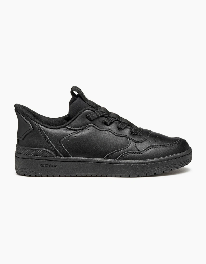 Geox J Washiba Fast In Black Trainers