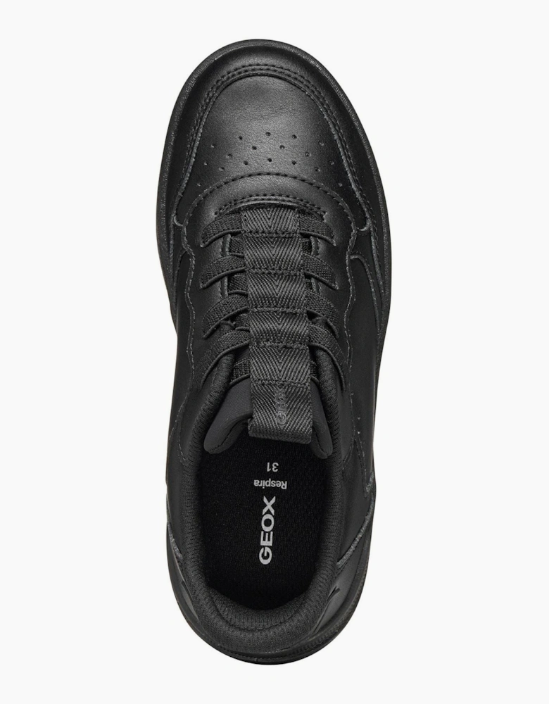 Geox J Washiba Fast In Black Trainers