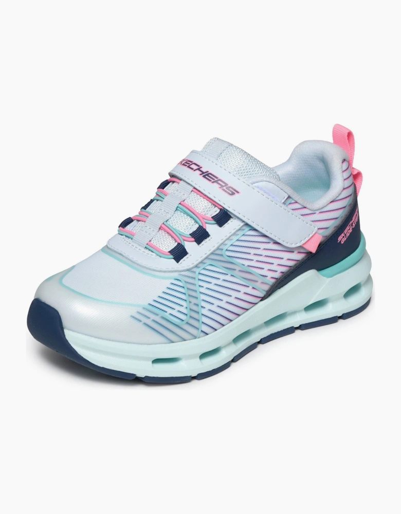 Skechers Glide-Step + Sprint Lines Mint/Multi Trainers