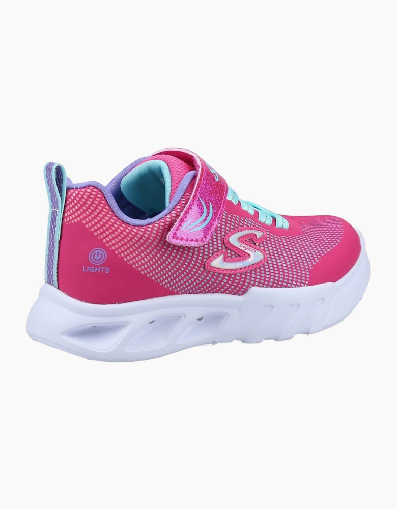 Skechers Flicker Flash Pink/Multi Trainers