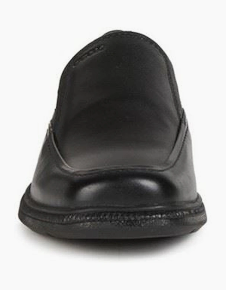 Geox Jr Federico Leather Black Loafers