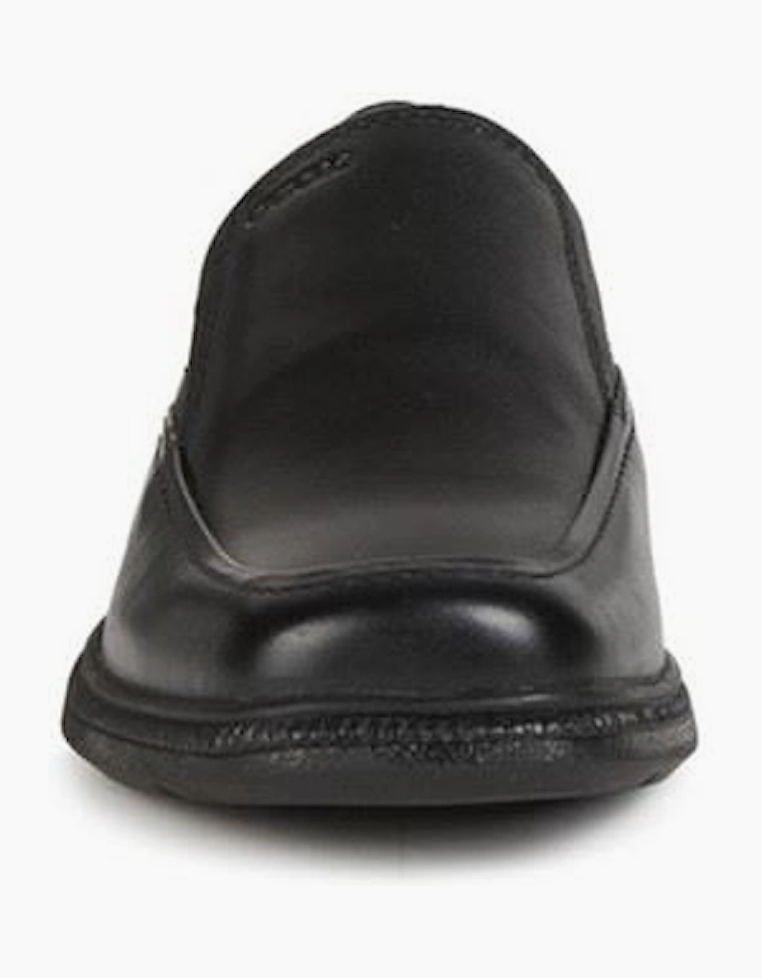 Geox Jr Federico Leather Black Loafers