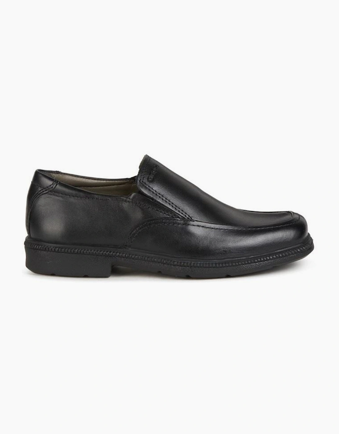 Geox Jr Federico Leather Black Loafers