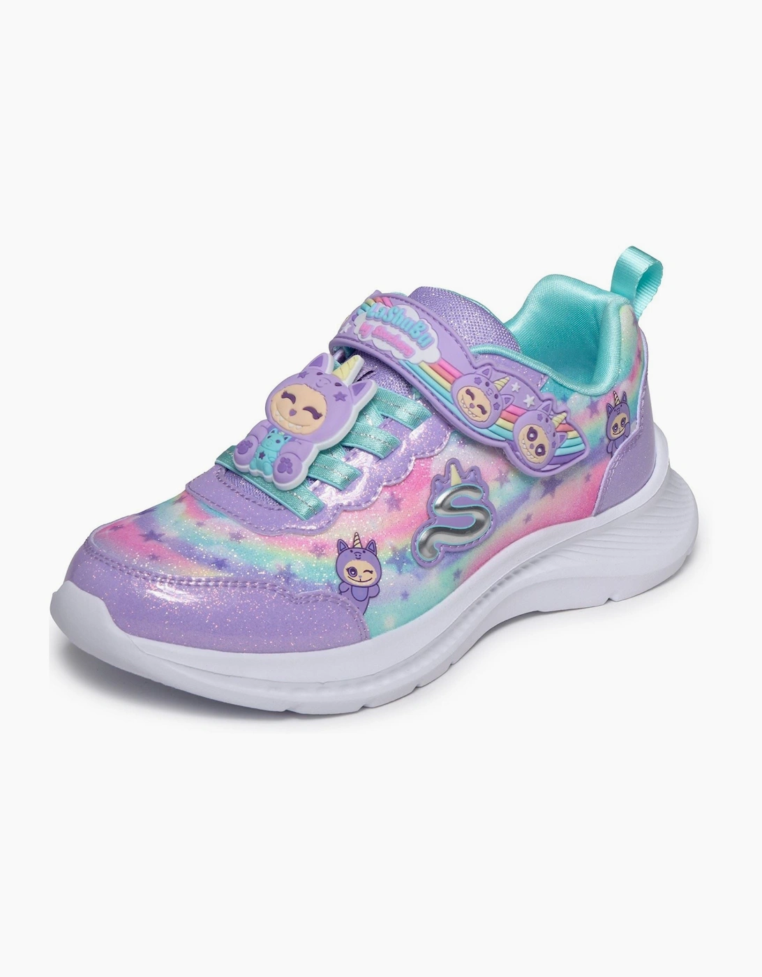 Skechers Jumpsters 2.0 Cutie Critters Textile Lavender/Multi Trainers
