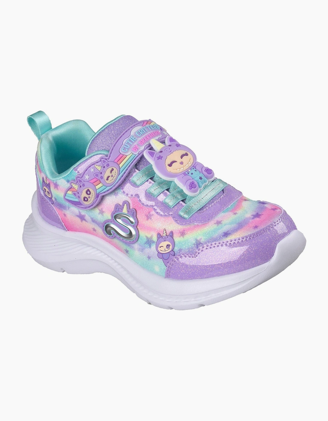 Skechers Jumpsters 2.0 Cutie Critters Textile Lavender/Multi Trainers