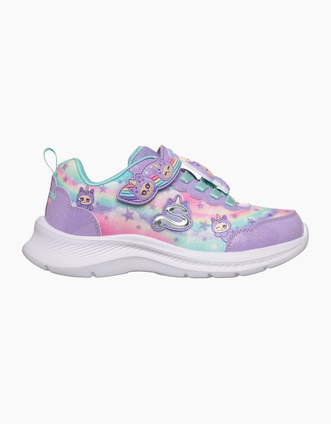 Skechers Jumpsters 2.0 Cutie Critters Textile Lavender/Multi Trainers
