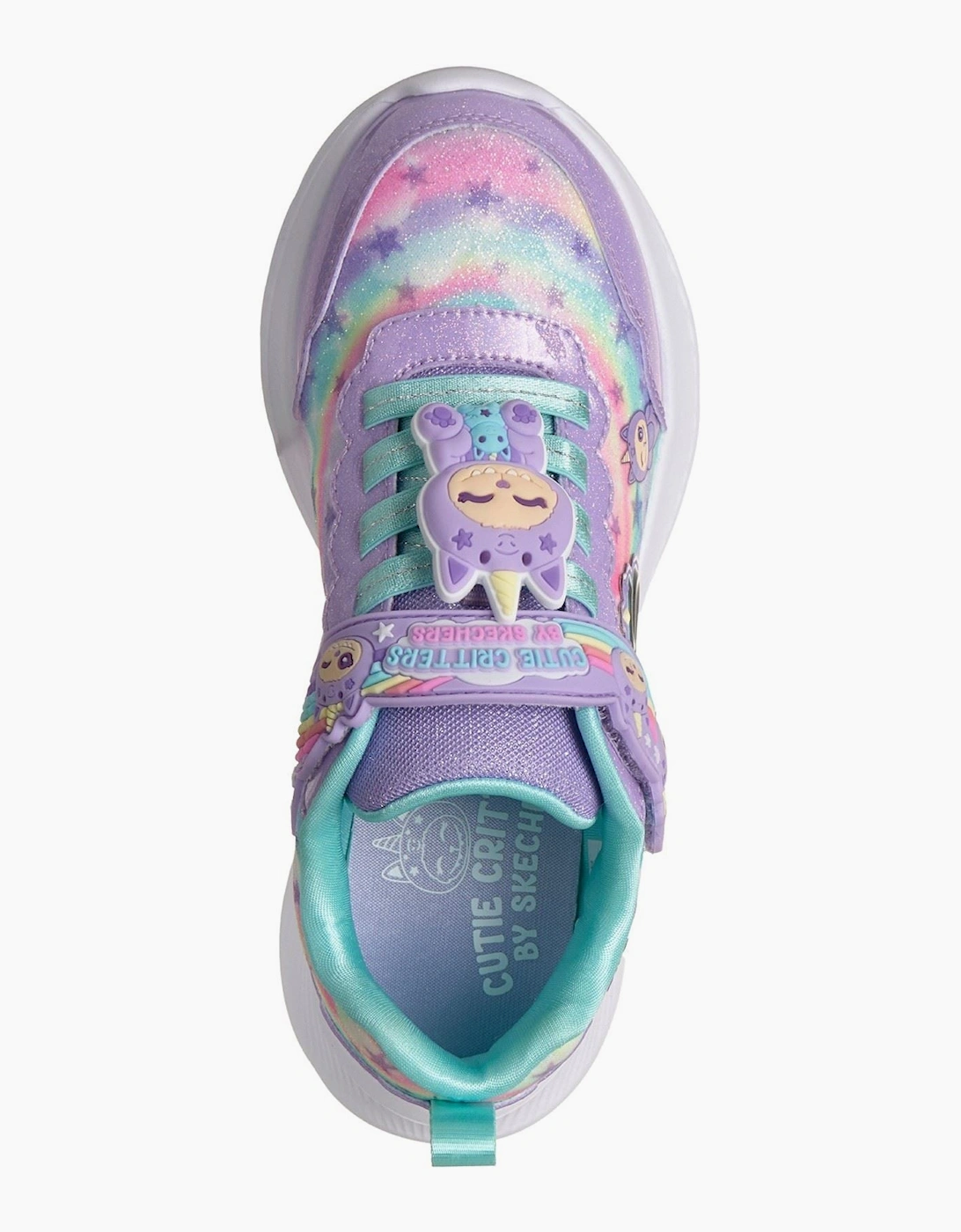 Skechers Jumpsters 2.0 Cutie Critters Textile Lavender/Multi Trainers