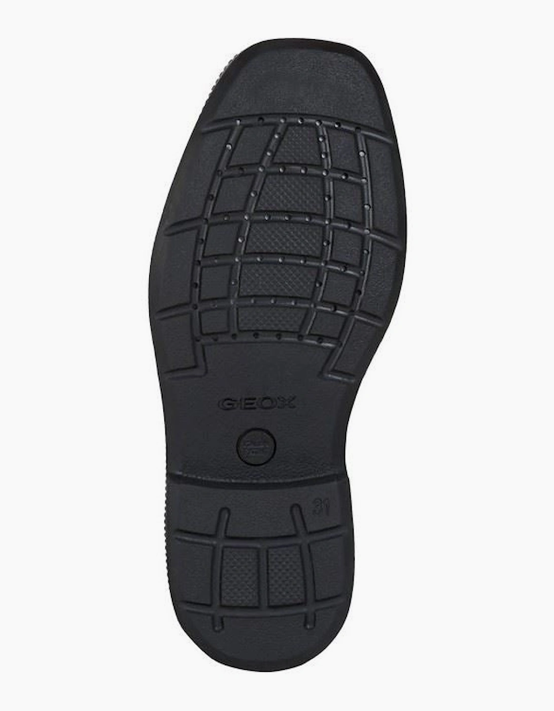 Geox Jr Federico Leather Black Loafers