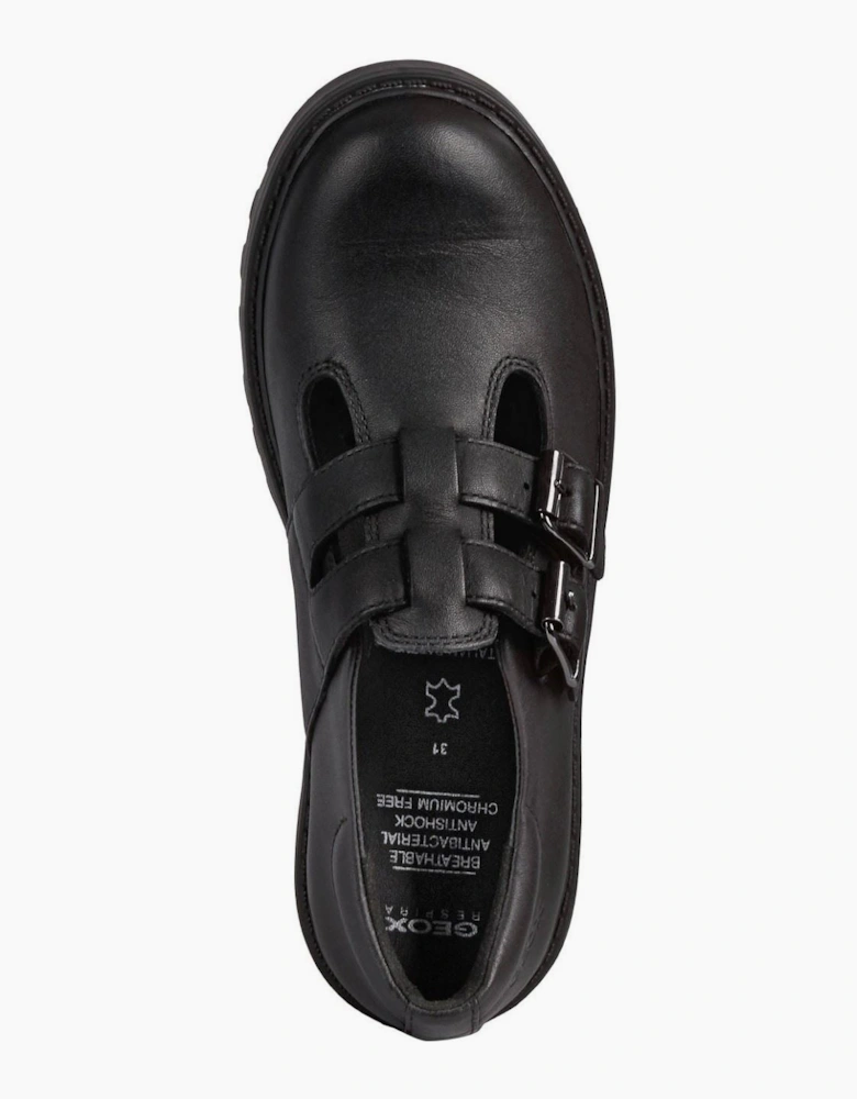 Geox Casey Leather Black Shoes