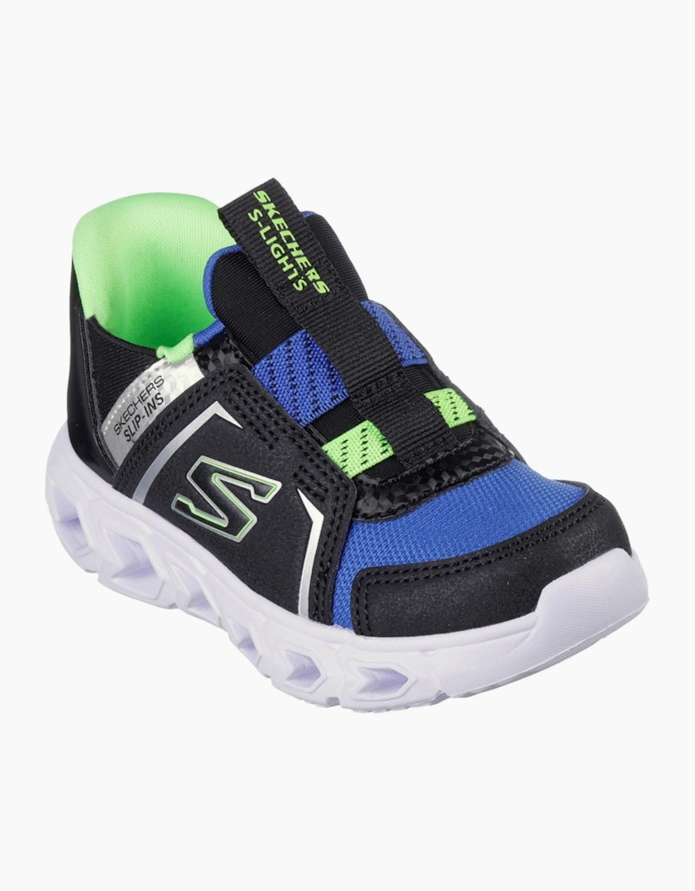 Skechers Hypno-Flash 2.0 - Vexlux Black/Blue/Lime Trainers