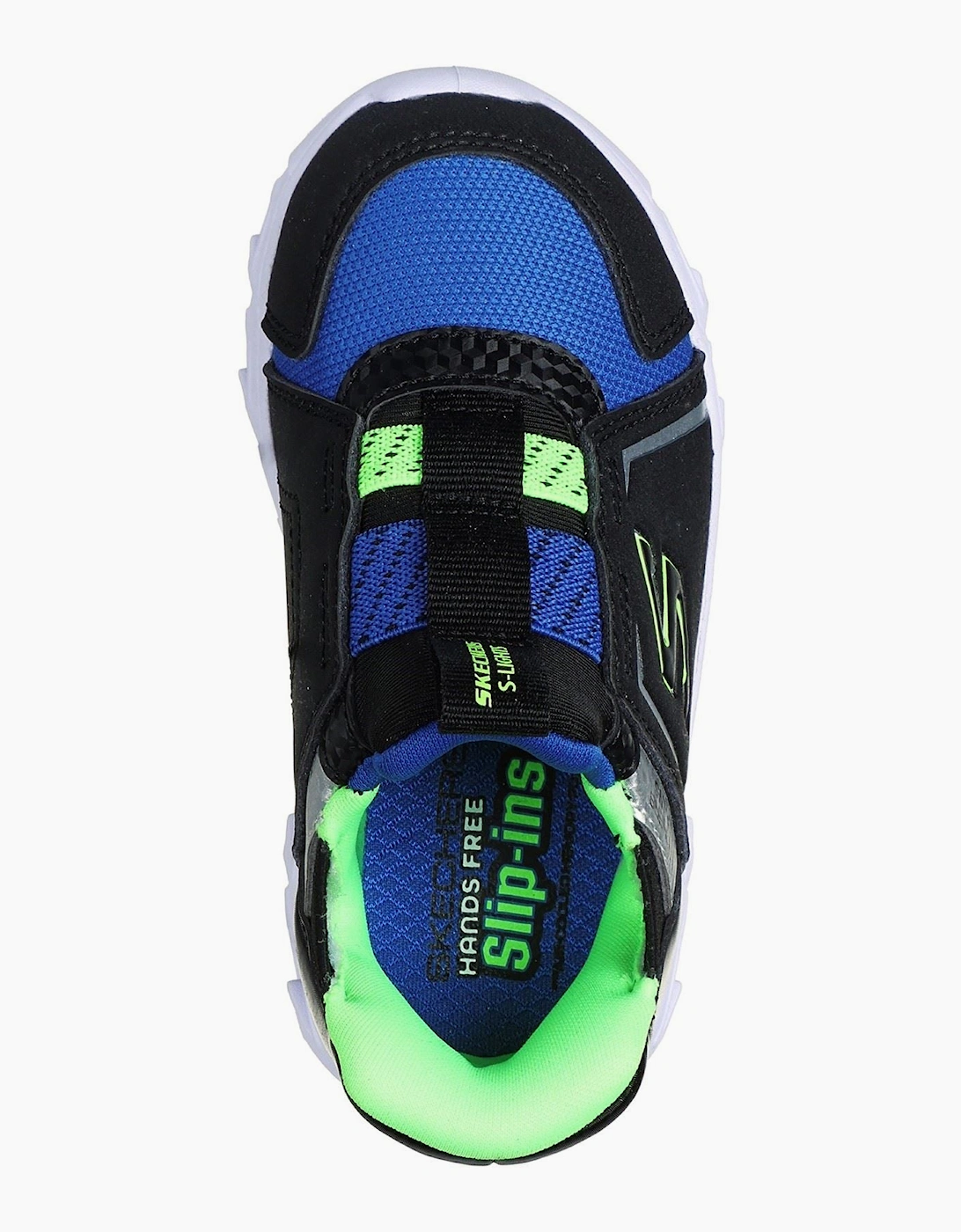 Skechers Hypno-Flash 2.0 - Vexlux Black/Blue/Lime Trainers