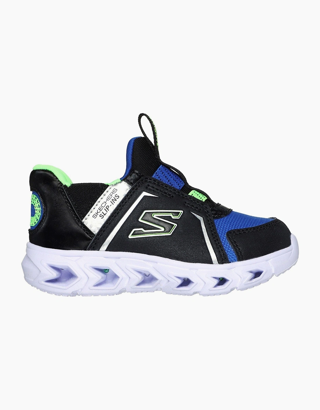 Skechers Hypno-Flash 2.0 - Vexlux Black/Blue/Lime Trainers