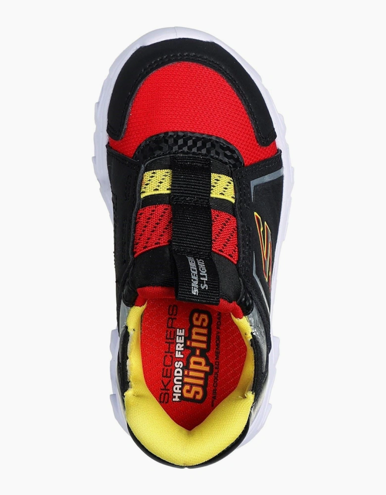 Skechers Hypno-Flash 2.0 - Vexlux Black/Red Trainers