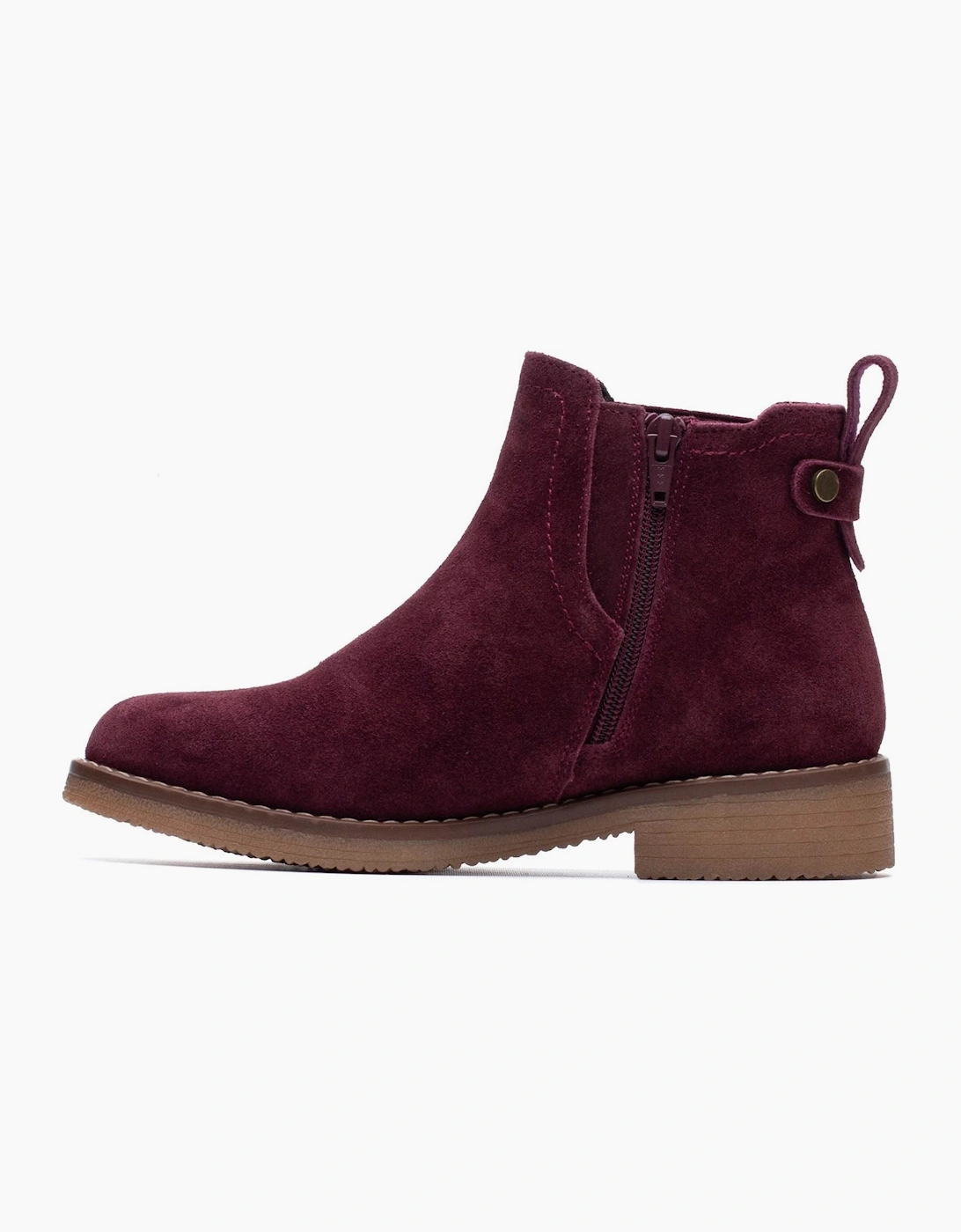 Hush Puppies Maddy Suede Women's Plum Boots