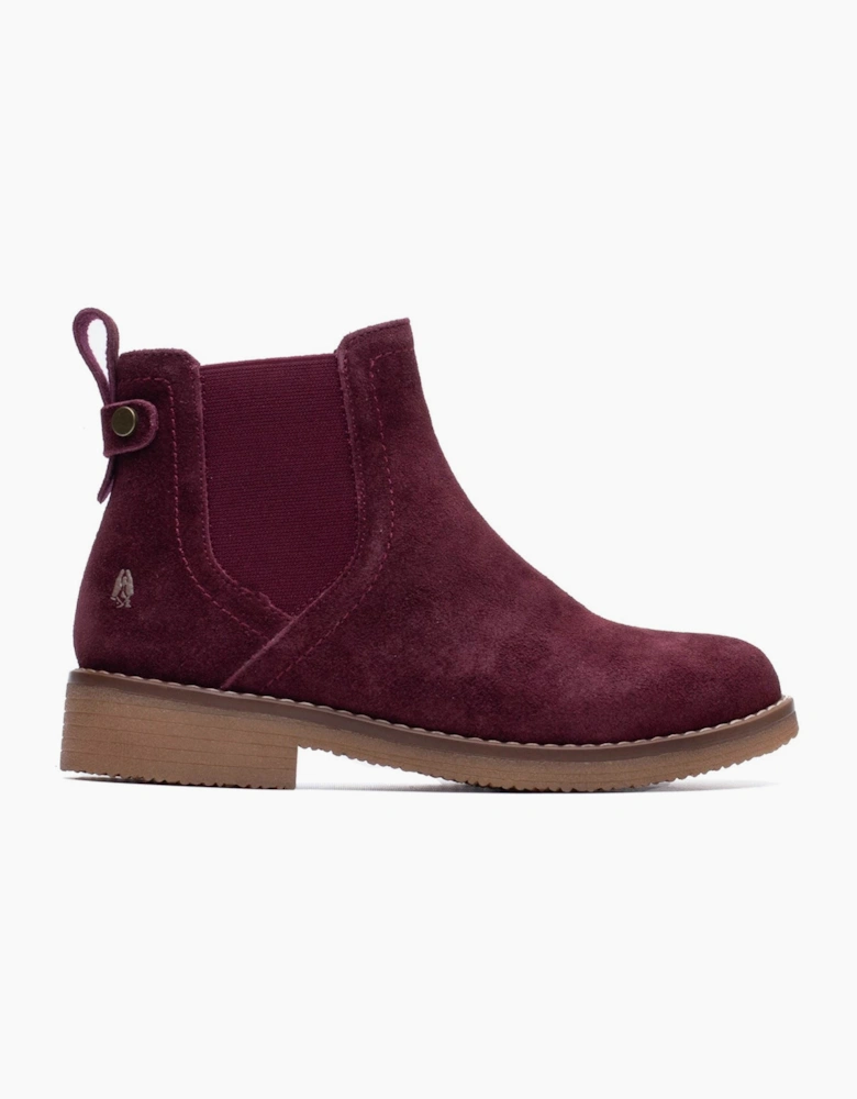 Hush Puppies Maddy Suede Women's Plum Boots