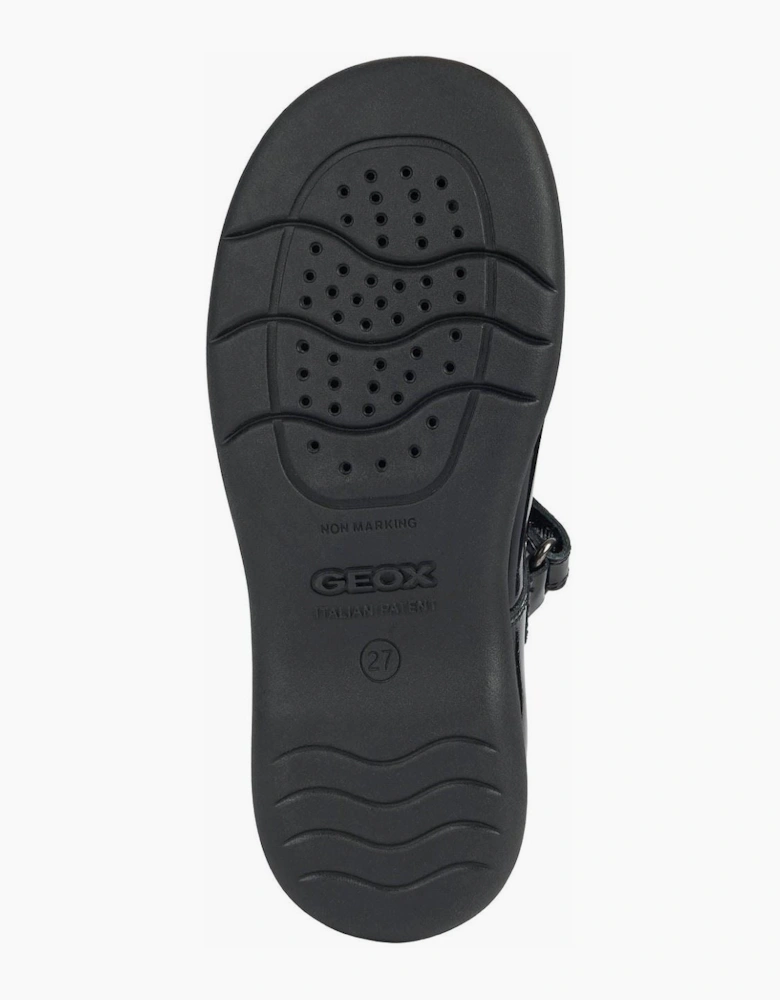 Geox Naimara Leather Black Patent Shoes