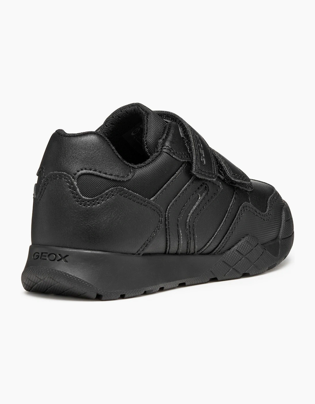 Geox J Rann-E Unisex Black Trainers