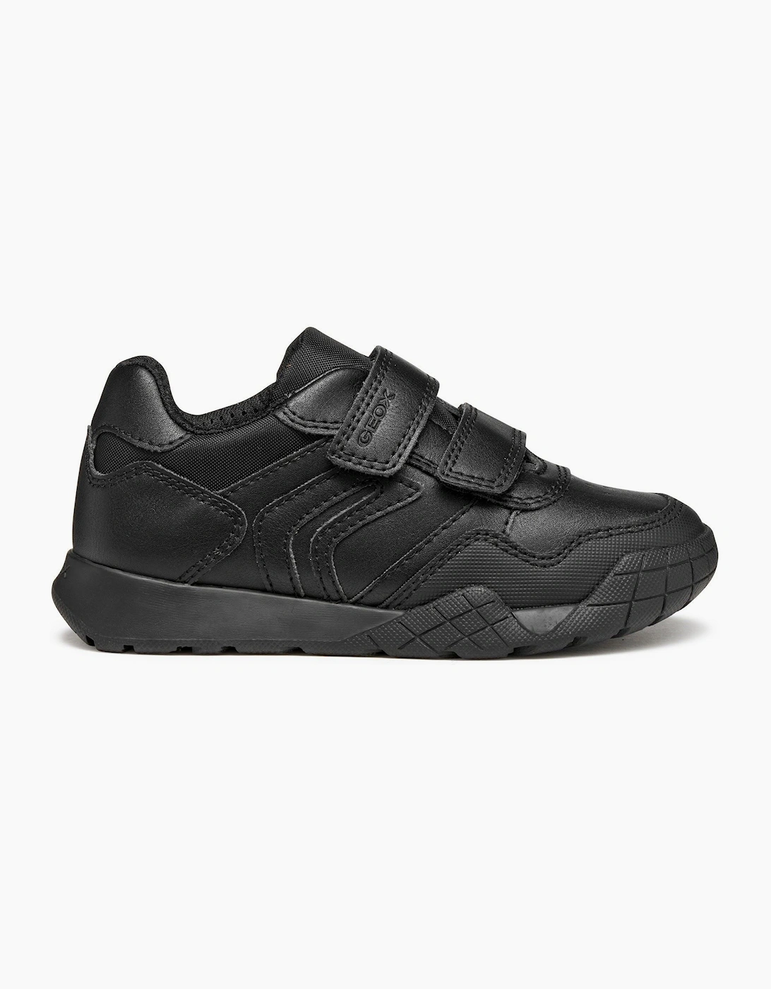 Geox J Rann-E Black Trainers
