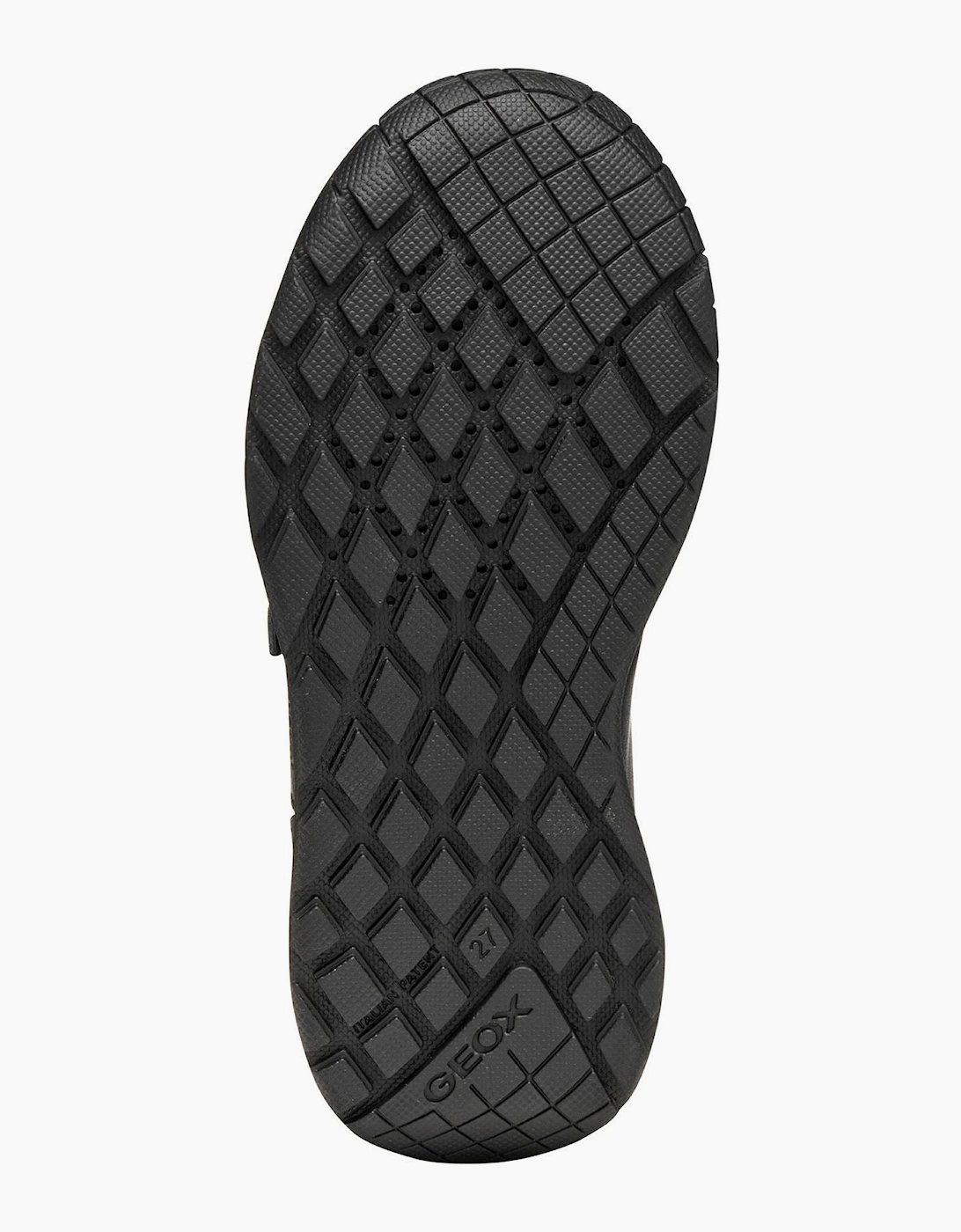 Geox J Rann-E Black Trainers