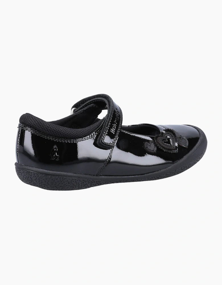 Hush Puppies Rosanna Patent Infant Leather Black Shoes