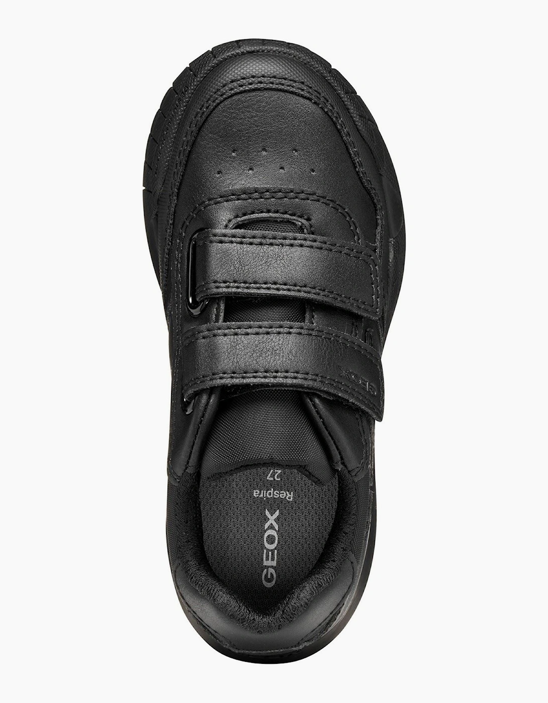 Geox J Rann-E Black Trainers