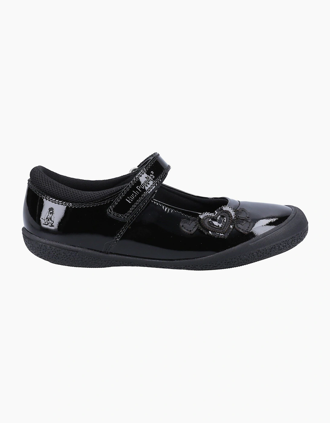 Hush Puppies Rosanna Patent Infant Leather Black Shoes