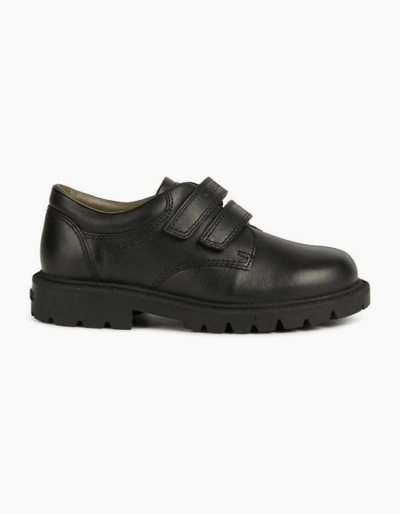 Geox Shaylax Leather Black Shoes