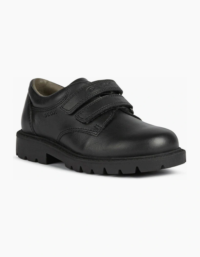 Geox Shaylax Leather Black Shoes