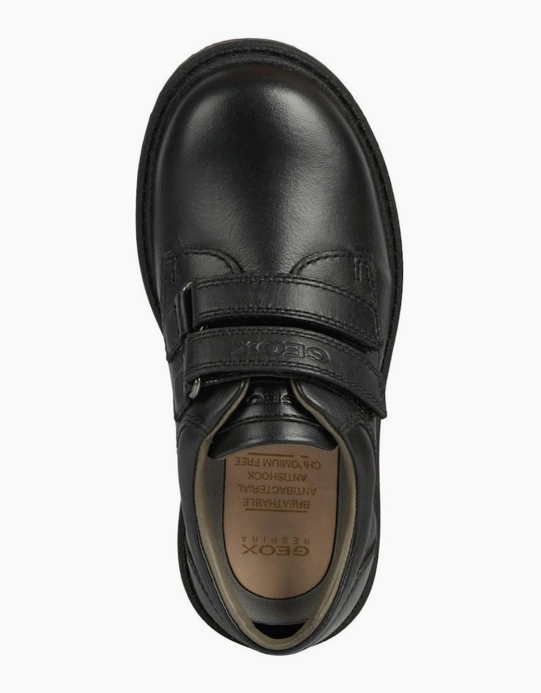Geox Shaylax Leather Black Shoes