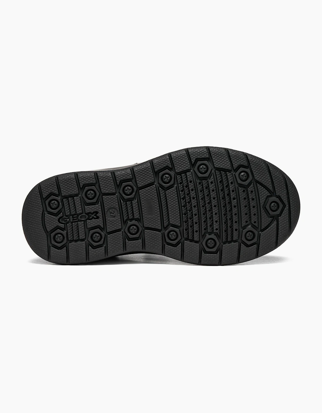 Geox J Riddock Leather Black Shoes