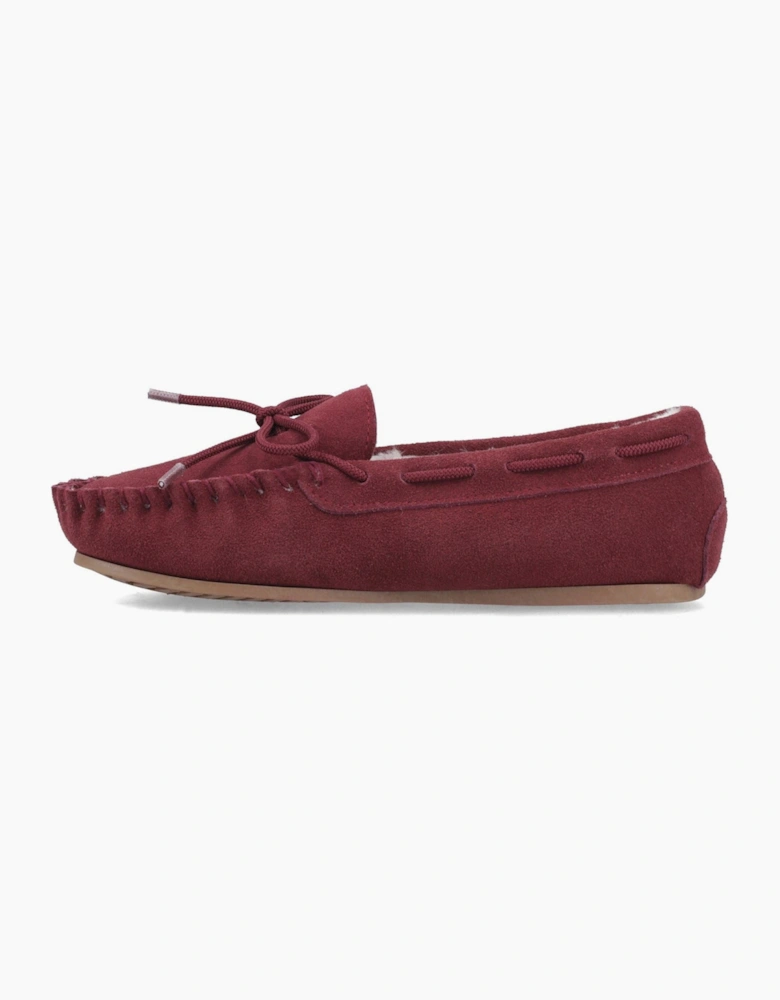 Hush Puppies Allie Suede Women's Bordeaux Slippers