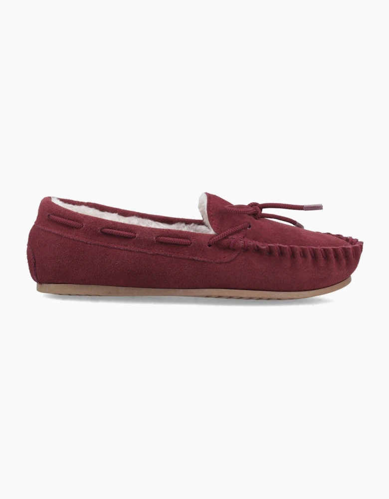 Hush Puppies Allie Suede Women's Bordeaux Slippers