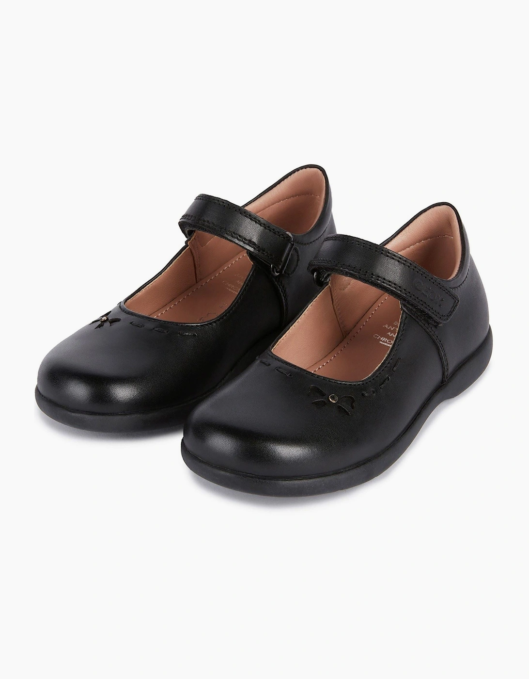Geox Naimara Leather Black Shoes