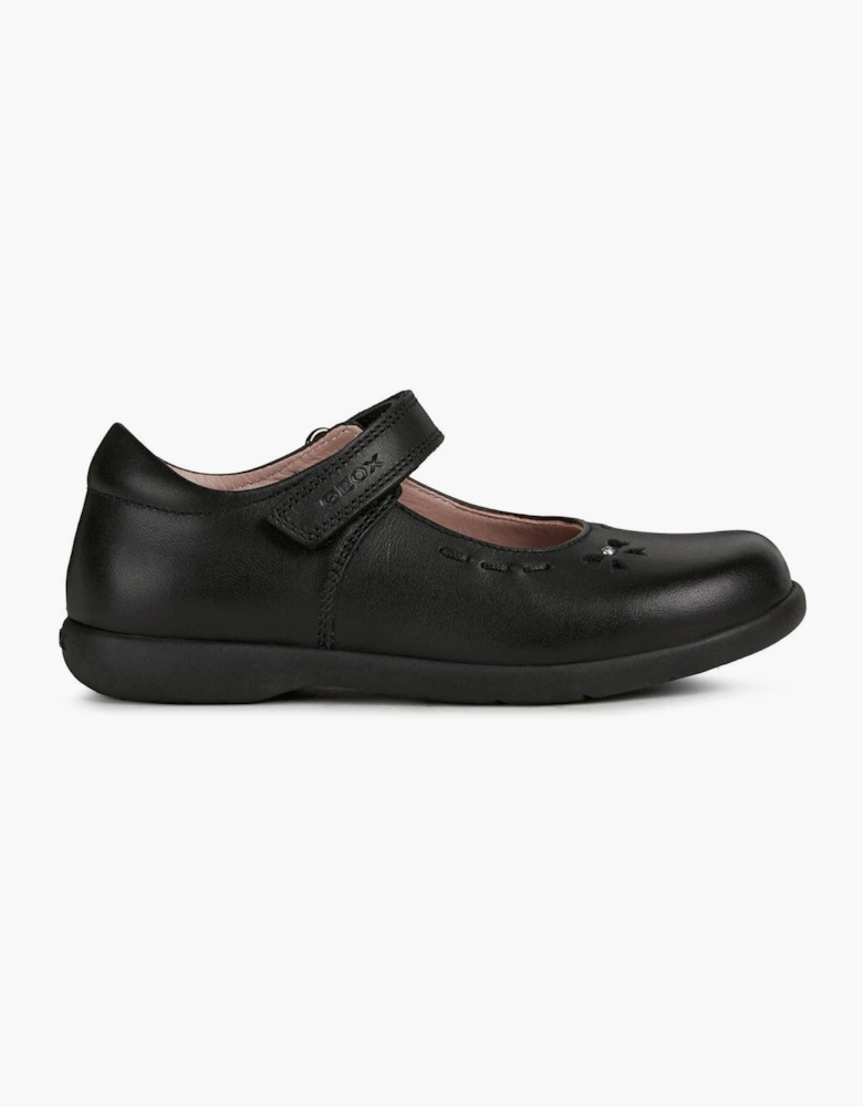 Geox Naimara Leather Black Shoes