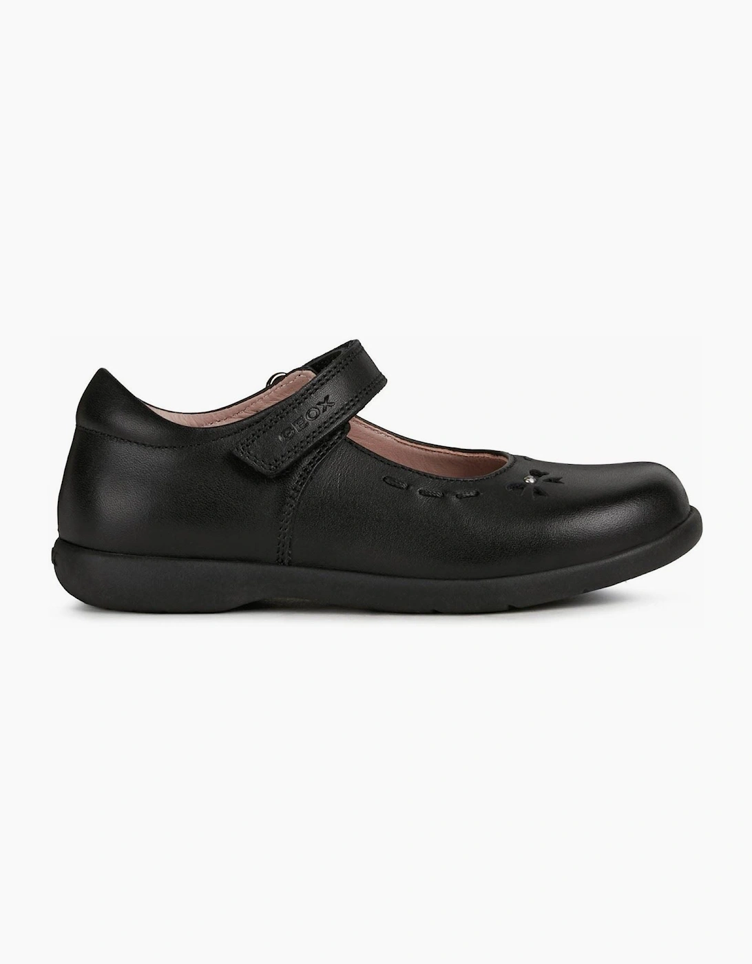 Geox Naimara Leather Black Shoes