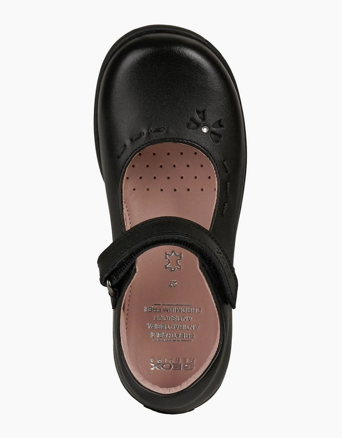 Geox Naimara Leather Black Shoes